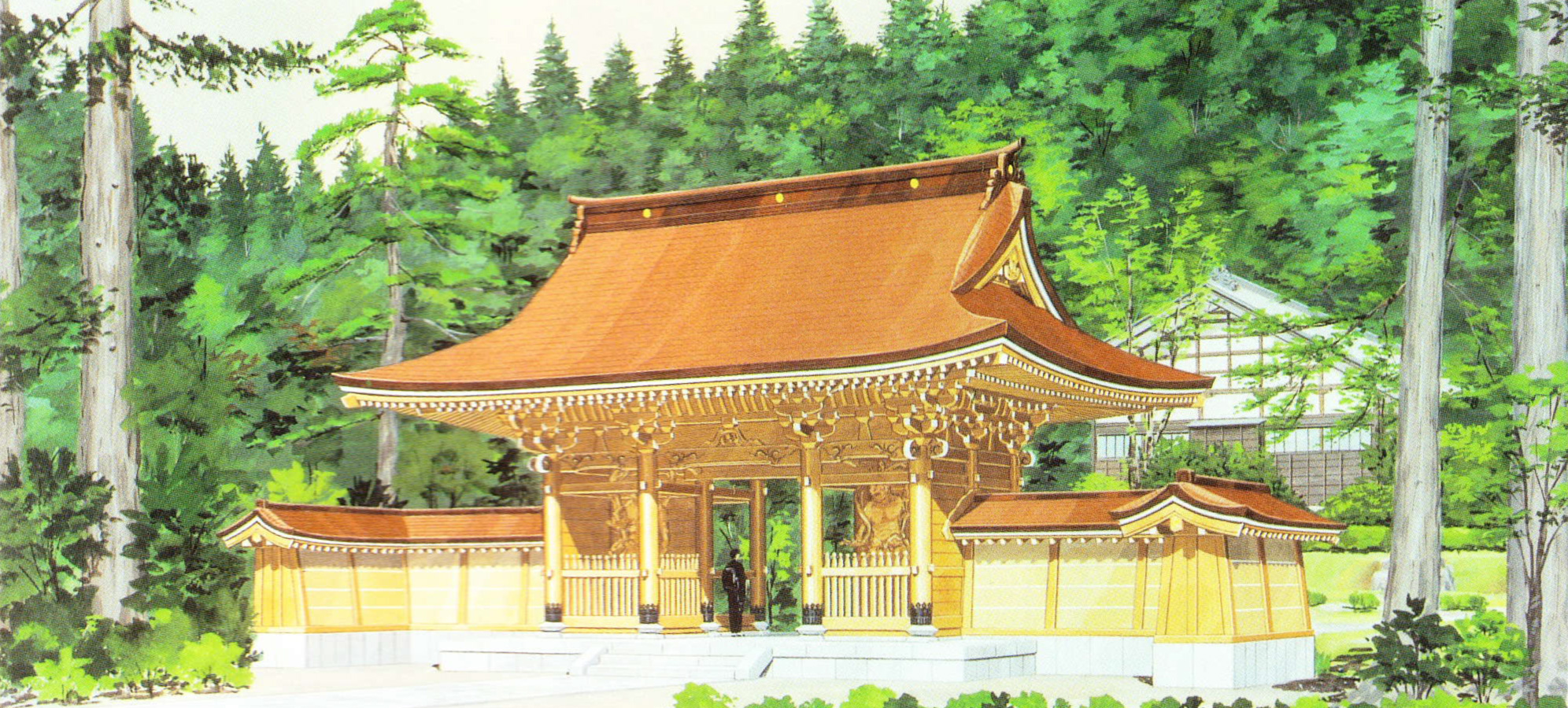 龍源寺山門正面